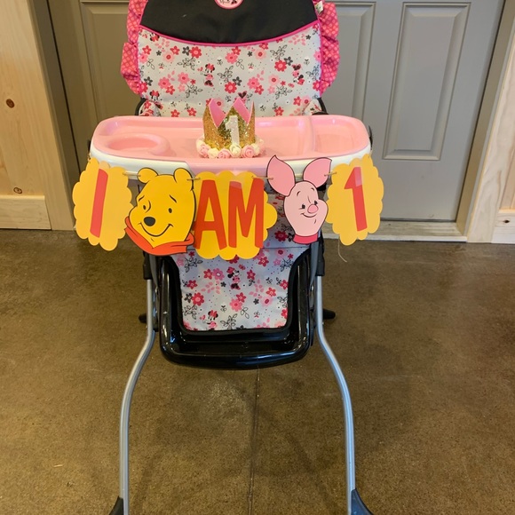 WINNIE THE POOH 1st BDAY PARTY DECORATIONS SET - Picture 5 of 6